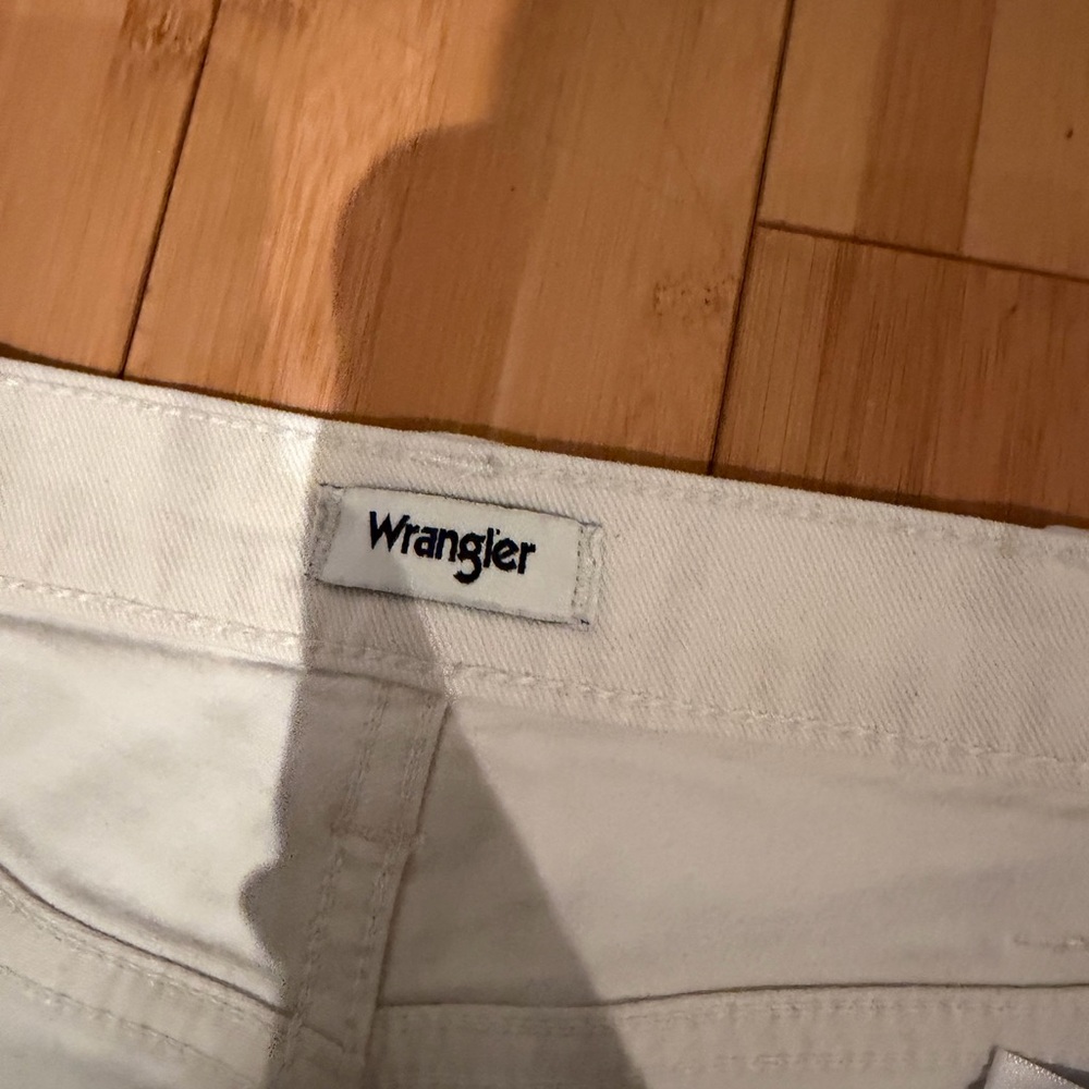 Wrangler Off-White Straight-Leg Pants - Picture 2 of 4